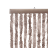 Deurgordijn Chenille taupe 100x230cm