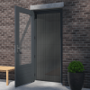 Plissehor deur Excellent 96x245cm antraciet