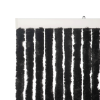 Deurgordijn Chenille antraciet 100x230cm