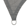 Schaduwdoek Iseo HDPE 5m vierkant antraciet