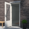 Plissehor deur Plus 100x229cm wit