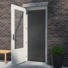 Plissehor deur Excellent 96x197cm wit