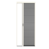 Plissehor deur Excellent 96x197cm wit