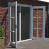 Plissehor deur Excellent 96x206cm wit