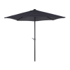 Balkonparasol half rond