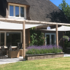 Livn schaduwdoek Iseo HDPE 3.6m driehoek wit