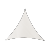 Schaduwdoek Como polyester 3.6m driehoek wit