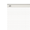 Deurgordijn Twinkle alu rail wit 100x230cm