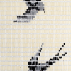 Deurgordijn Tube zwaluwen 100x230cm