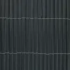 Tuinscherm PVC antraciet 180x300 cm