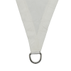 Schaduwdoek Como polyester 5m driehoek wit