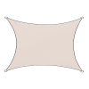 Schaduwdoek Livigno Oxford 3x4m rechthoek naturel