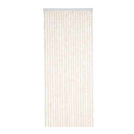 Deurgordijn Chenille beige 100x230cm
