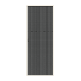 Livn plissehor deur Basic 100x205cm wit