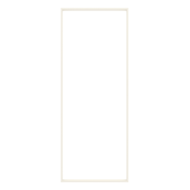 Livn opbouwkader 130x260cm wit
