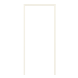 Livn inbouwkader 108x239cm wit