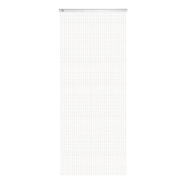 Livn deurgordijn Twinkle alu rail wit 100x230cm