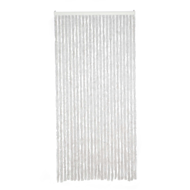 Livn deurgordijn Chenille grijs 100x230cm