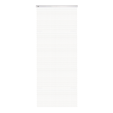 Deurgordijn Twinkle alu rail wit 100x230cm