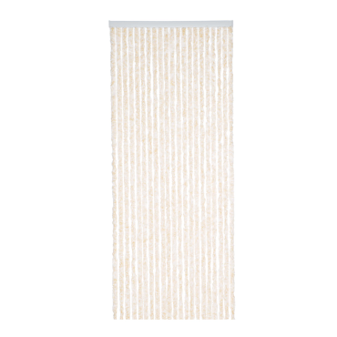 Deurgordijn Chenille beige 90x220cm