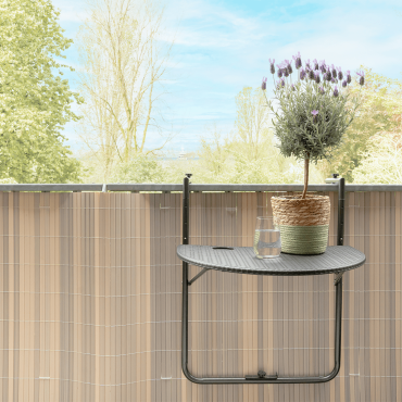 Balkonscherm PVC stone wash 90x300 cm