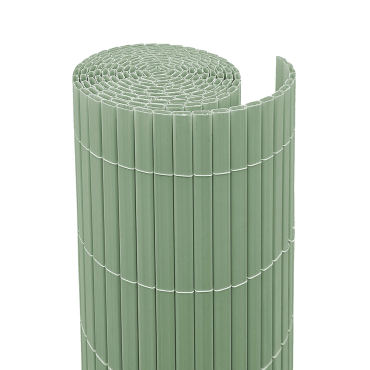 Balkonscherm PVC sage green 90x300cm