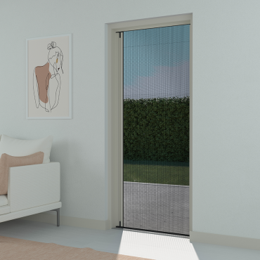 Livn plissehor deur Plus 100x199cm wit