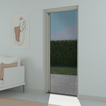 Livn plissehor deur Plus 100x209cm wit