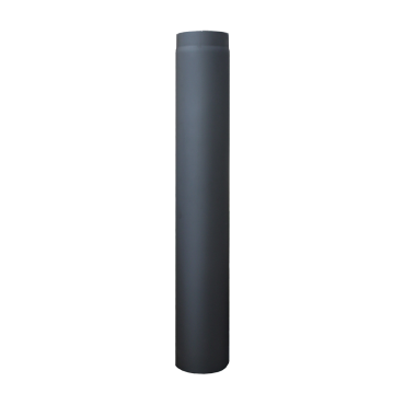 Livn kachelpijp Ø150mm L1000mm antraciet