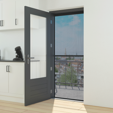 Livn inbouwkader 108x239cm antraciet