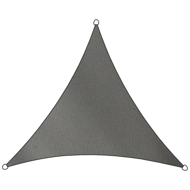 Livn schaduwdoek Como polyester driehoek 5m antraciet
