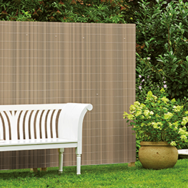 Livn tuinscherm PVC lichtgrijs 180x300 cm