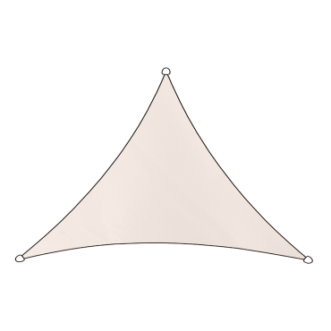Livn schaduwdoek Livigno Oxford 3x2.5x2.5m driehoek naturel
