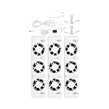 Radiatorventilator trio set