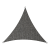 Livn schaduwdoek Iseo HDPE driehoek 5m antraciet