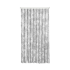 Deurgordijn Chenille grijs/d.gr 100x230cm