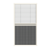Livn duoplissehor raam Plus 55x100cm wit