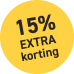 15 procent extra