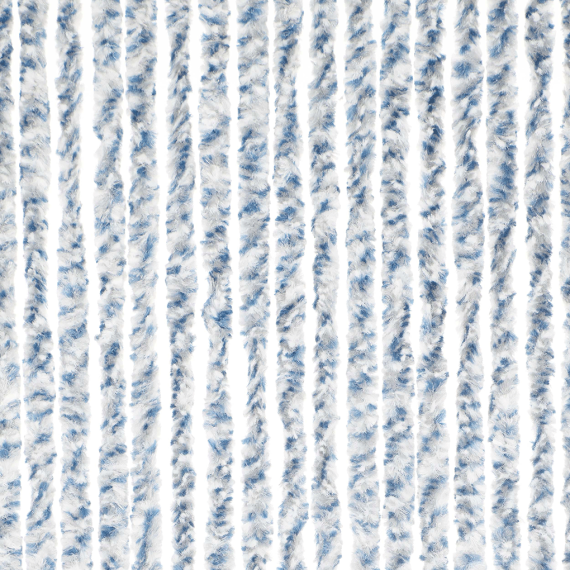 Deurgordijn Chenille blauw 100x230cm 2026