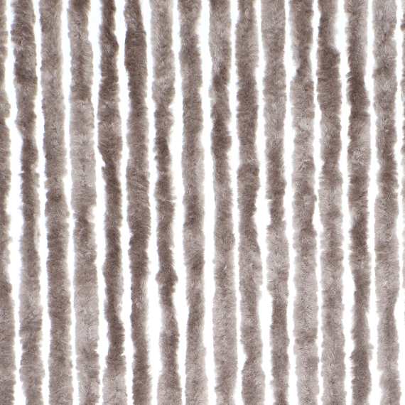 Deurgordijn Chenille taupe 100x230cm