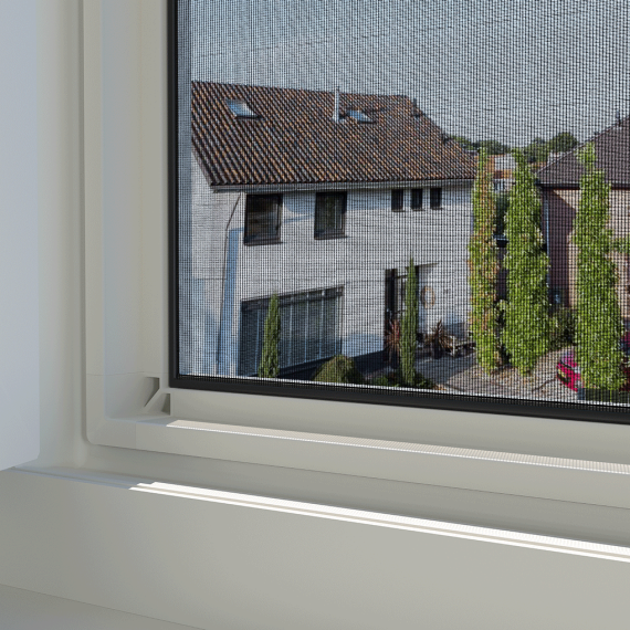 Inzethor raam Plus pollen 80x120cm wit