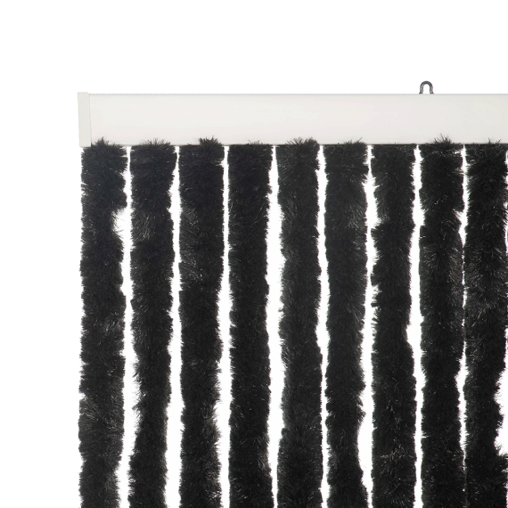 Deurgordijn Chenille antraciet 100x230cm