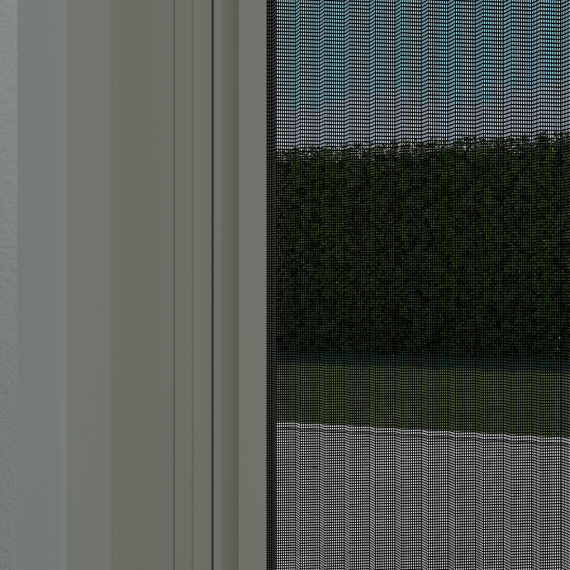Plissehor deur Plus 100x229cm wit