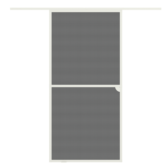 Schuifhor deur Basic 120x240cm wit