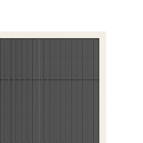 Plissehor deur Basic 100x205cm wit