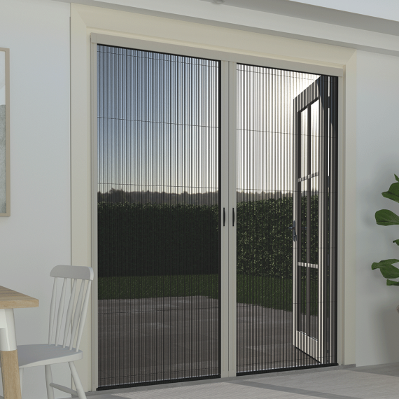 Plissehor deur Excellent 96x197cm wit