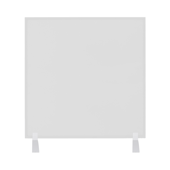 Voetenset t.b.v. infraroodpanelen wit