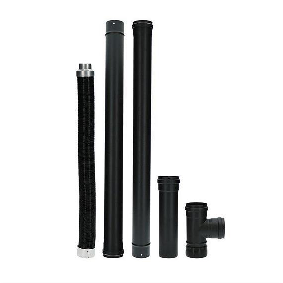 Livn pelletkachel aansluitset compleet Ø80mm