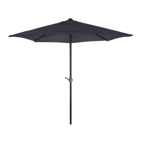 Balkonparasol half rond