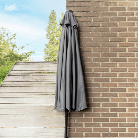 Balkonparasol half rond